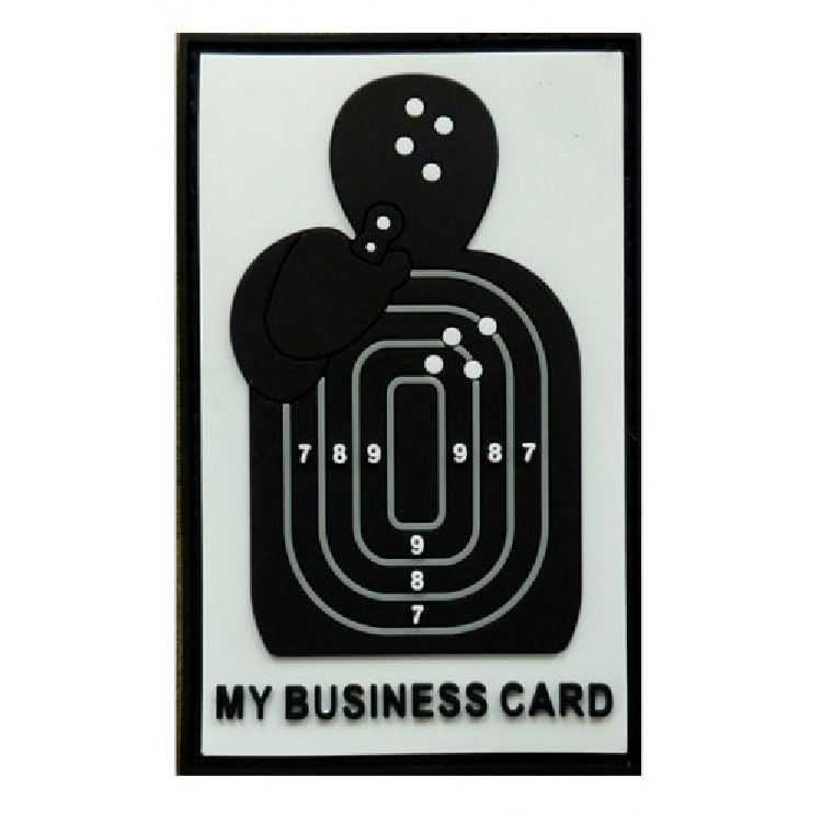XX Business Card Tactical Rubber Patch