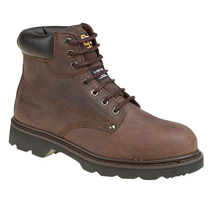 Brown Safety Boot