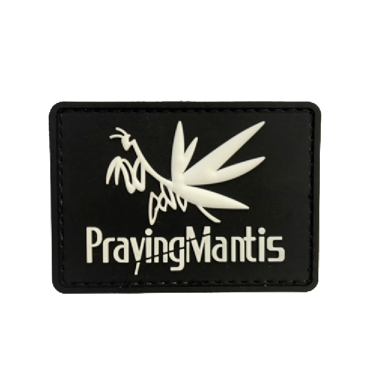 077 Praying Mantis Blk White