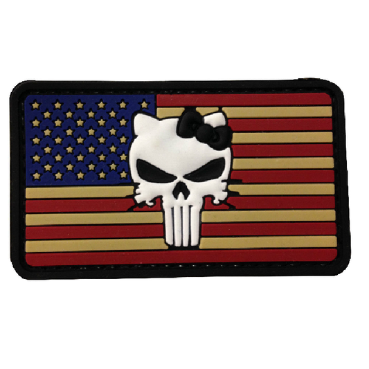 XX USA Punisher Kitty Tactical Rubber Patch