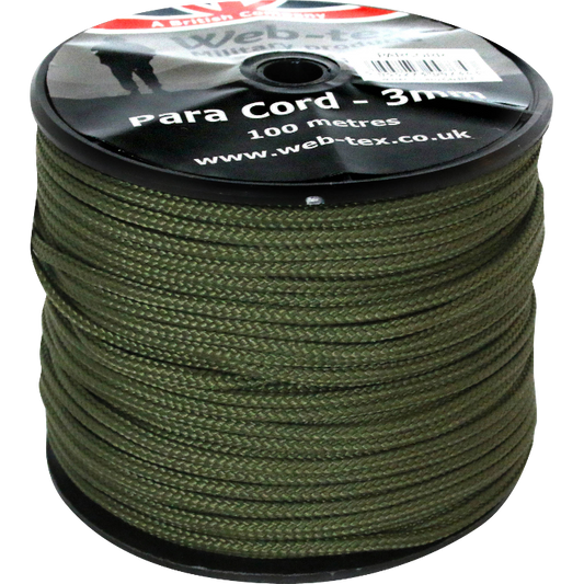 Paracord Reel - 100m - Olive