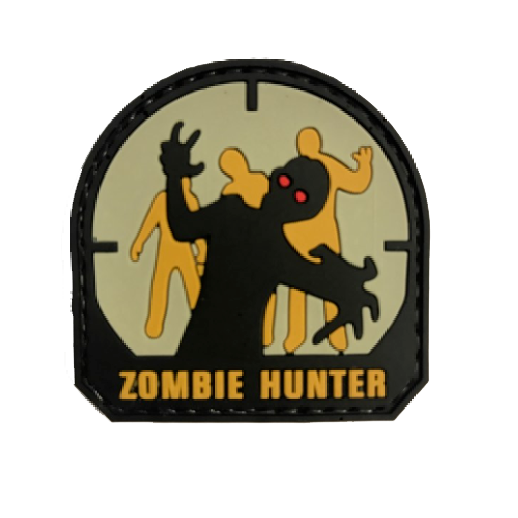XX Zombie Hunter Yellow Tactical Rubber Patch